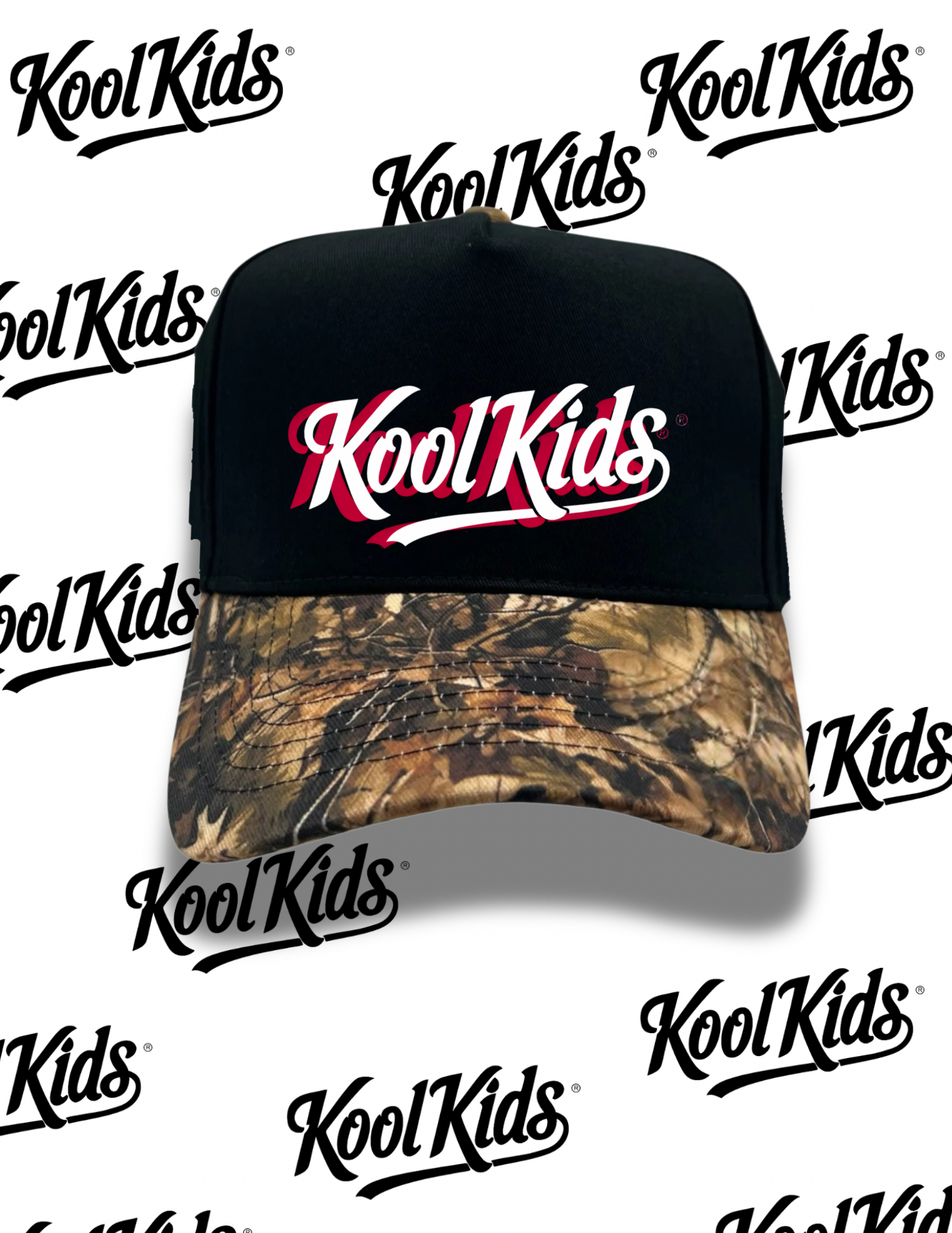 Black Camo (Red/White) x Kool Kids