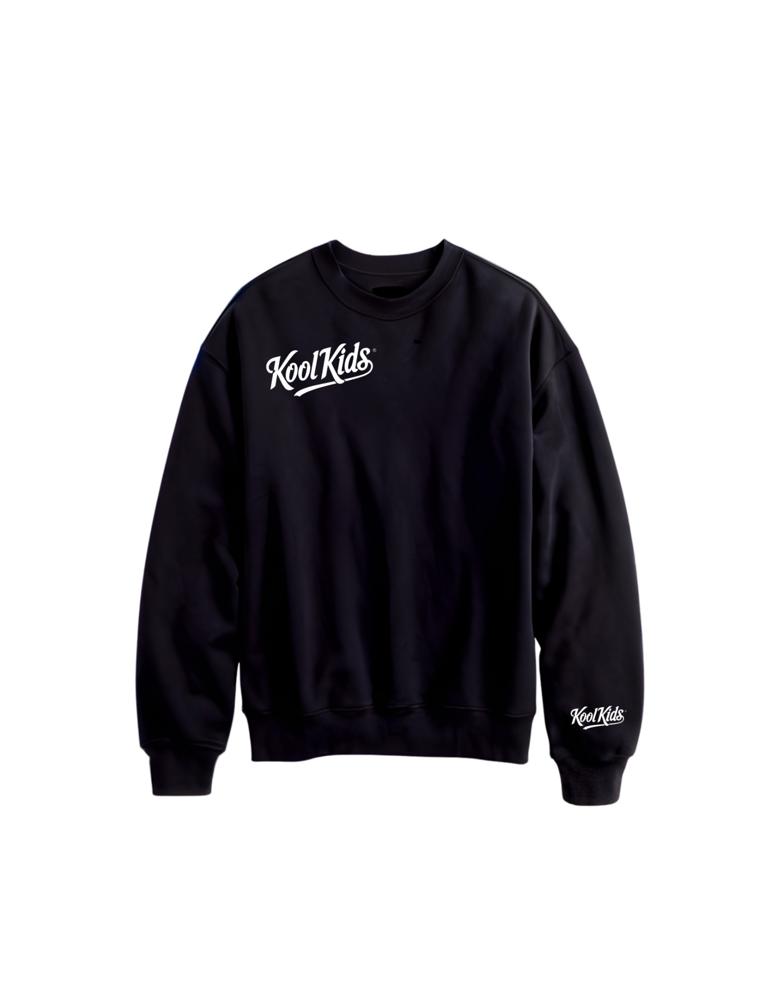 Kool Kids Crew Sweatshirt: WHITE LOGO