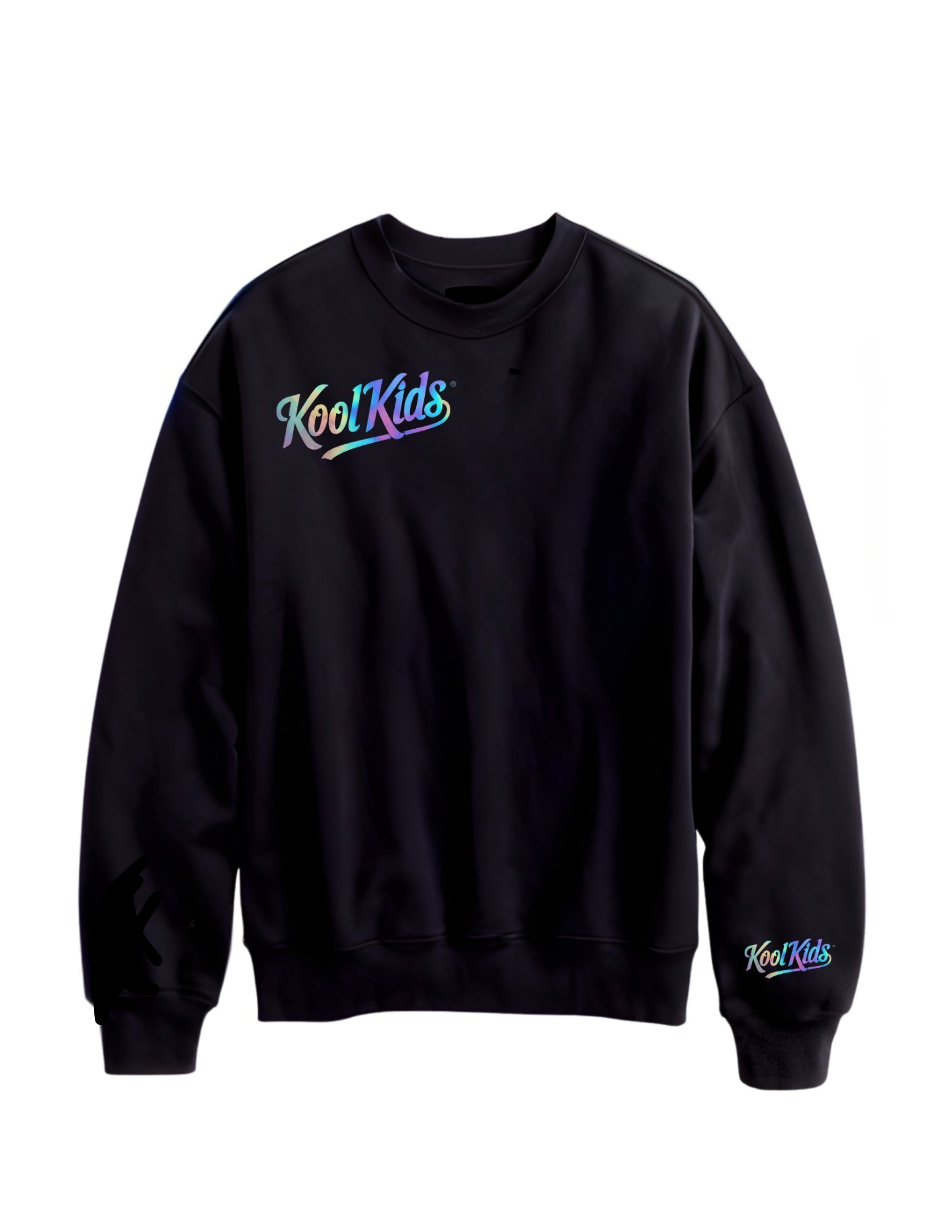 Kool Kids Crew Sweatshirt: IRIDESCENT LOGO