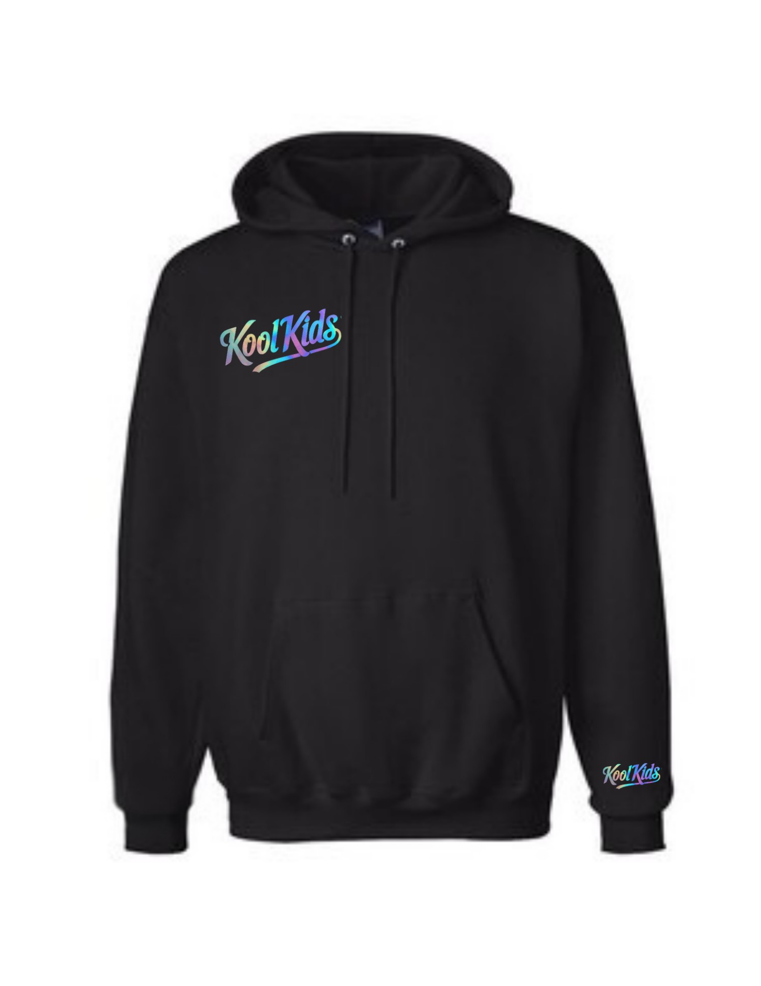 Everyday “Kool Kid”  IRIDESCENT LOGO - Lightweight Fleece Hoodie