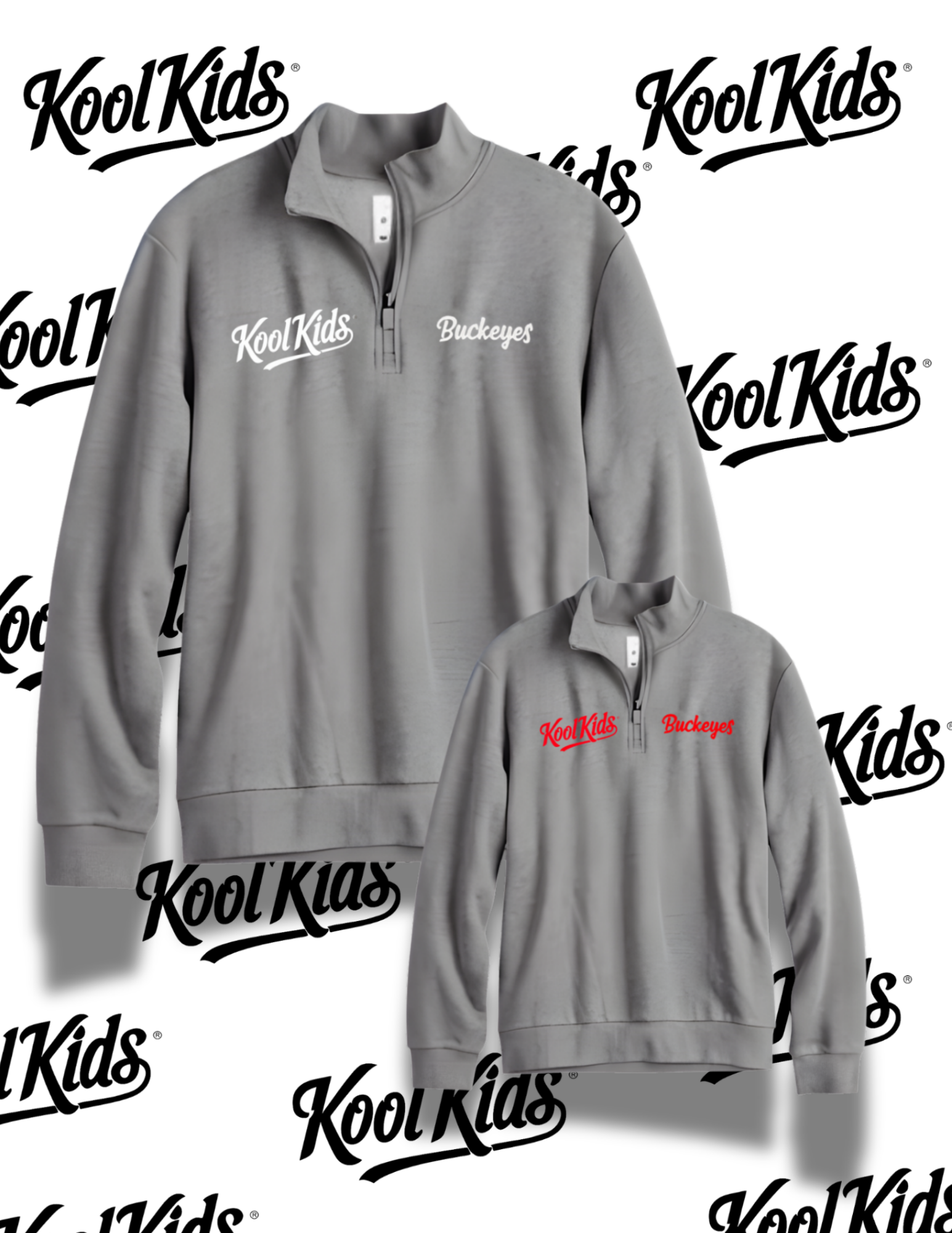 ROOTS COLLECTION: Quarter Zip (Gray)