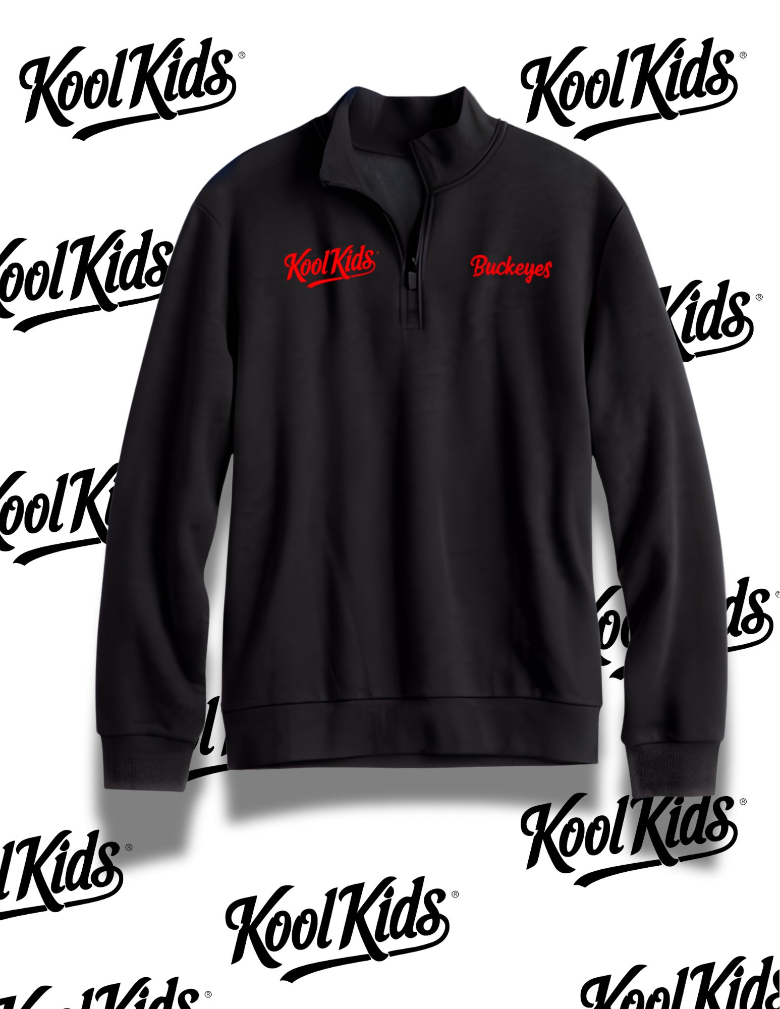 ROOTS COLLECTION: Quarter Zip (Black)