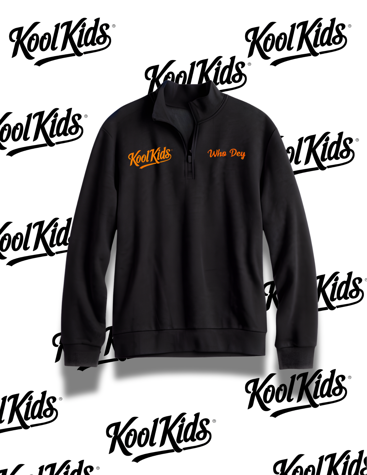 ROOTS COLLECTION: Quarter Zip (Black)