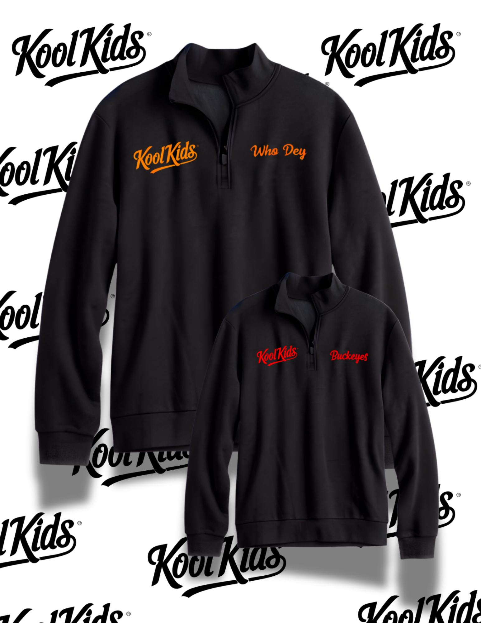 ROOTS COLLECTION: Quarter Zip (Black)